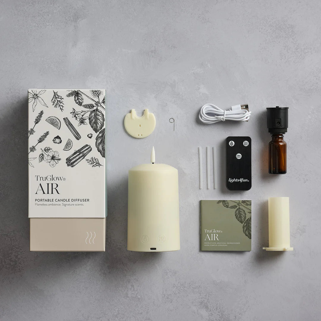 TruGlow AIR LED Kaars met geurverspreider