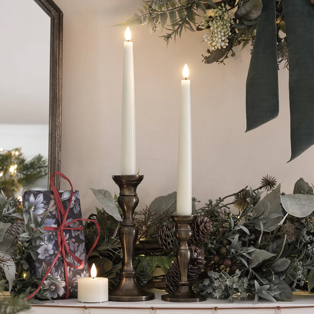 TruGlow LED Dinerkaarsen Echte was - met afstandsbediening - Set van 4