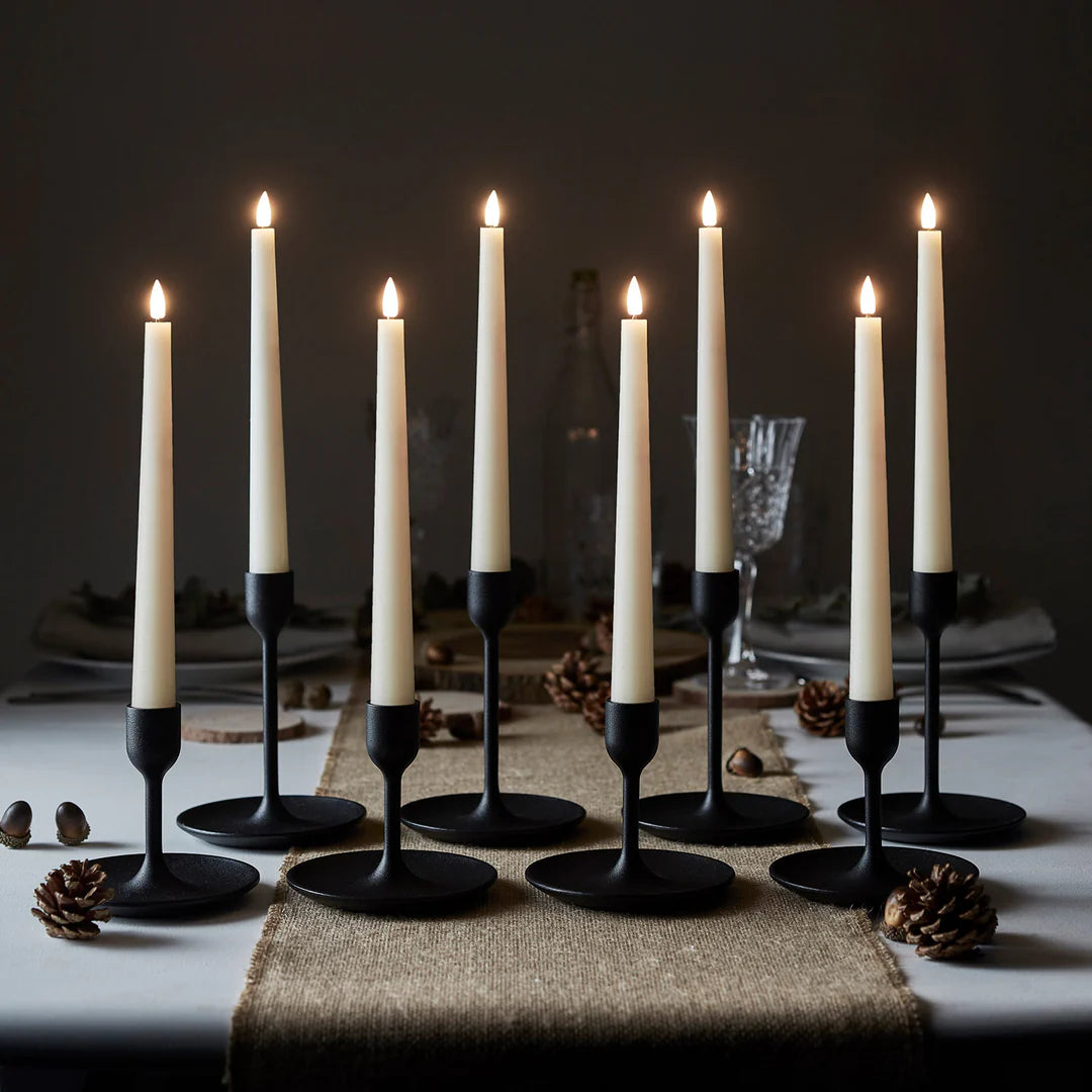 TruGlow LED Dinerkaarsen Echte was - met afstandsbediening - Set van 8