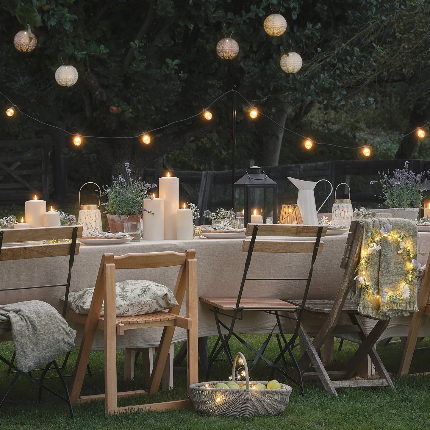 TruGlow LED Outdoor Kaars 25 x 10 cm