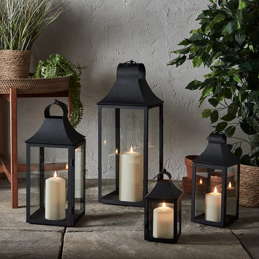 Lantaarn 59 cm met TruGlow Outdoor Kaars