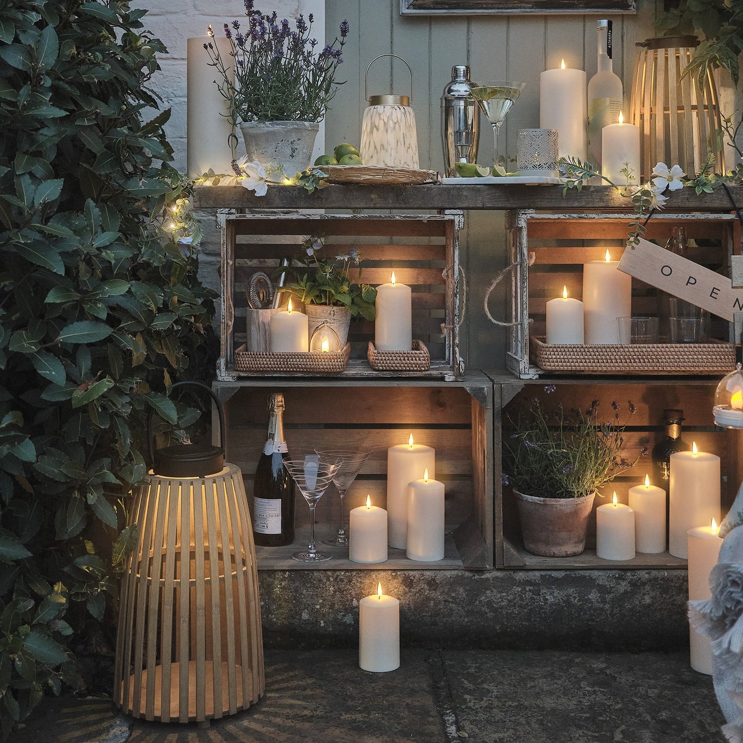 TruGlow LED Outdoor Kaarsen Trio